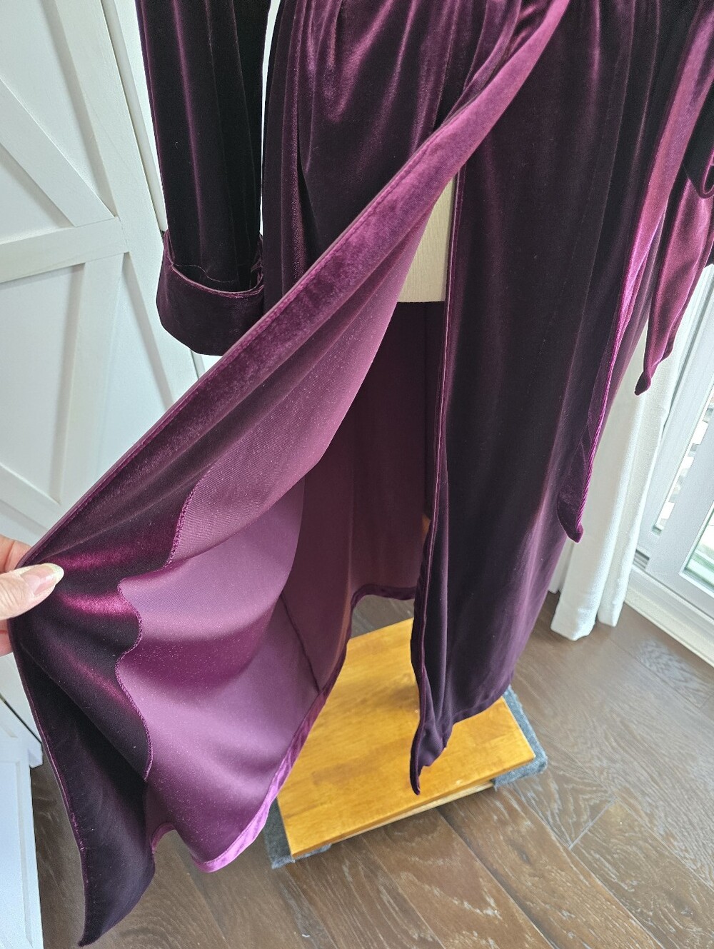 Lauren Ralph Lauren Long Sleeve Shawl Collar Luxury Robe/Loungewear - Picture 10 of 16